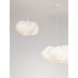 Lampa Chmurka 50 – biała lampa wisząca