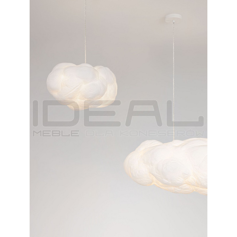 Lampa Chmurka 50 – biała lampa wisząca