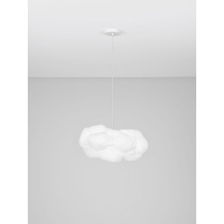 Lampa Chmurka 50 – biała lampa wisząca