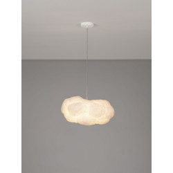 Lampa Chmurka 50 – biała lampa wisząca