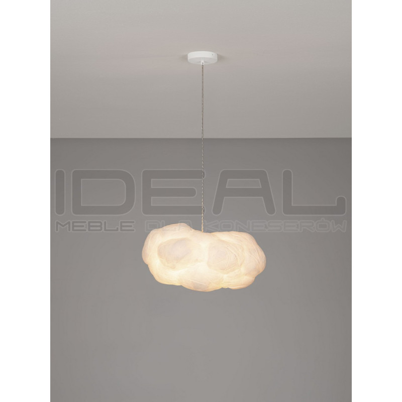 Lampa Chmurka 50 – biała lampa wisząca