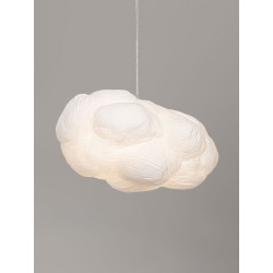 Lampa Chmurka 50 – biała lampa wisząca