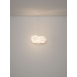 Lampa Chmurka 50 – biała lampa wisząca