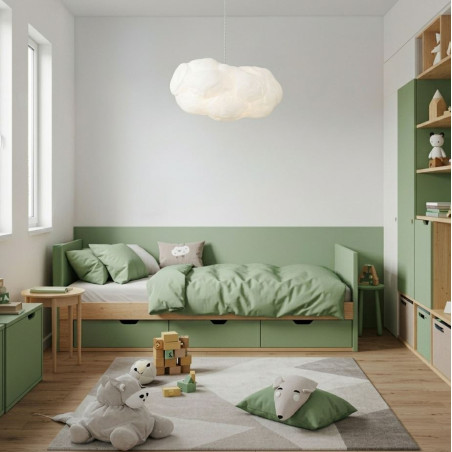 Lampa Chmurka 50 – biała lampa wisząca
