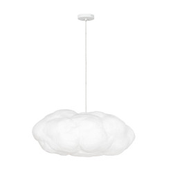 Lampa wisząca Chmurka 80 cm – abażur tekstylny | IdealMeble