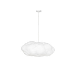 Lampa wisząca Chmurka 80 cm – abażur tekstylny | IdealMeble