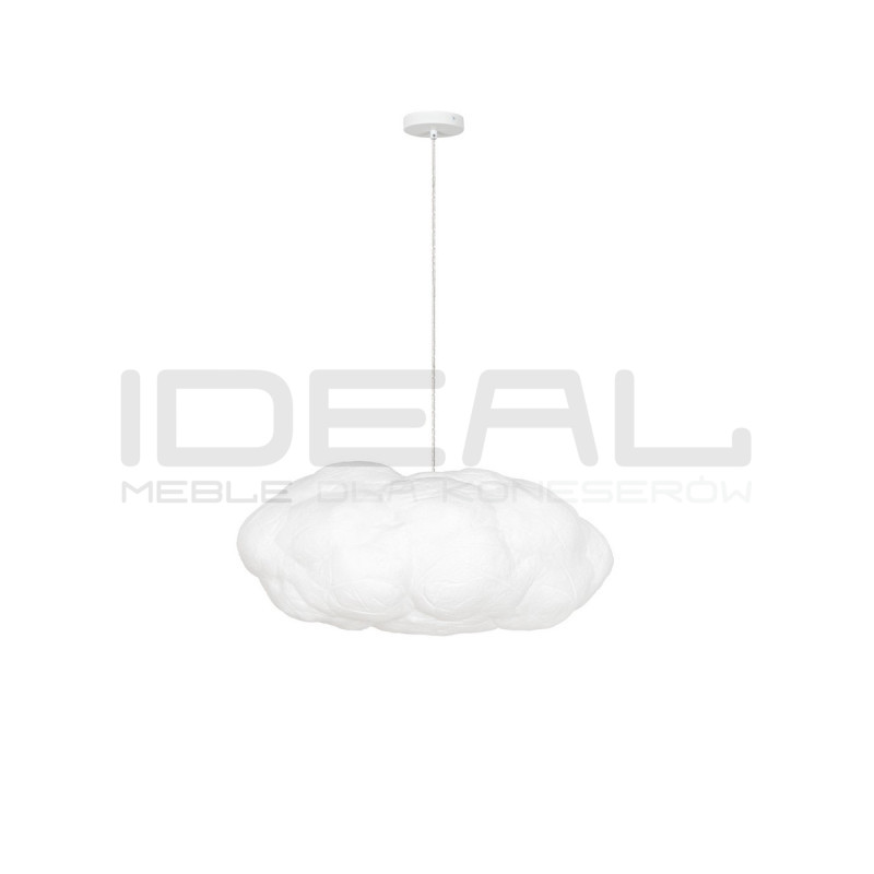 Lampa wisząca Chmurka 80 cm – abażur tekstylny | IdealMeble