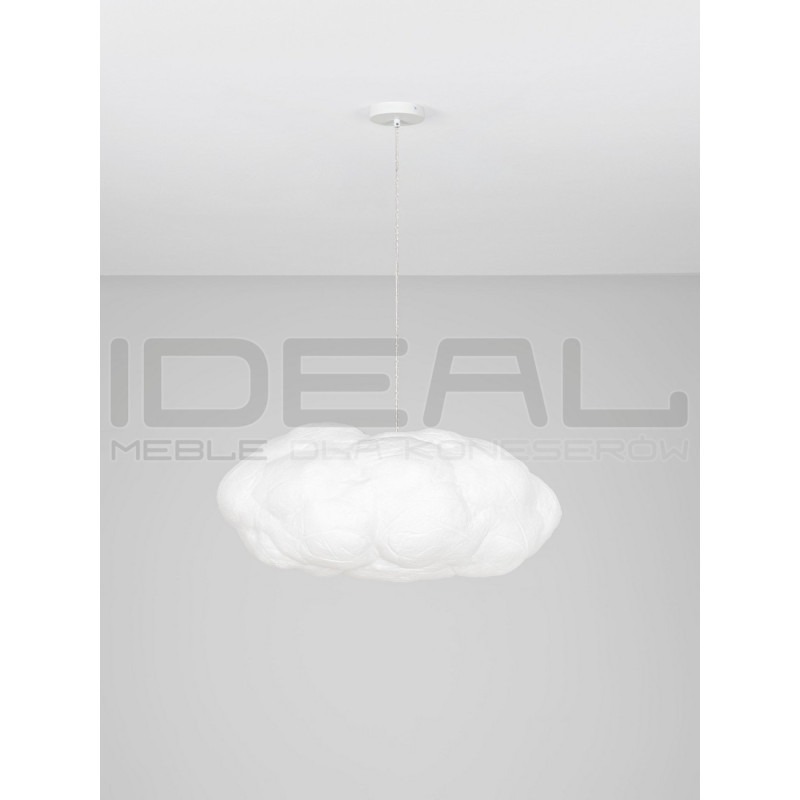 Lampa wisząca Chmurka 80 cm – abażur tekstylny | IdealMeble
