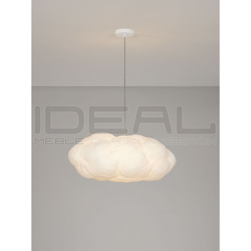 Lampa wisząca Chmurka 80 cm – abażur tekstylny | IdealMeble