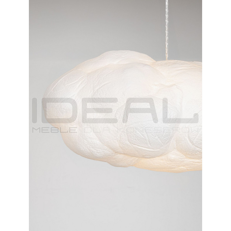 Lampa wisząca Chmurka 80 cm – abażur tekstylny | IdealMeble