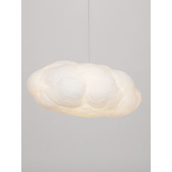 Lampa wisząca Chmurka 80 cm – abażur tekstylny | IdealMeble