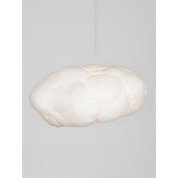 Lampa wisząca Chmurka 80 cm – abażur tekstylny | IdealMeble