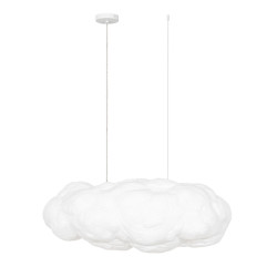 Lampa wisząca Chmurka 100 cm – długa lampa tekstylna