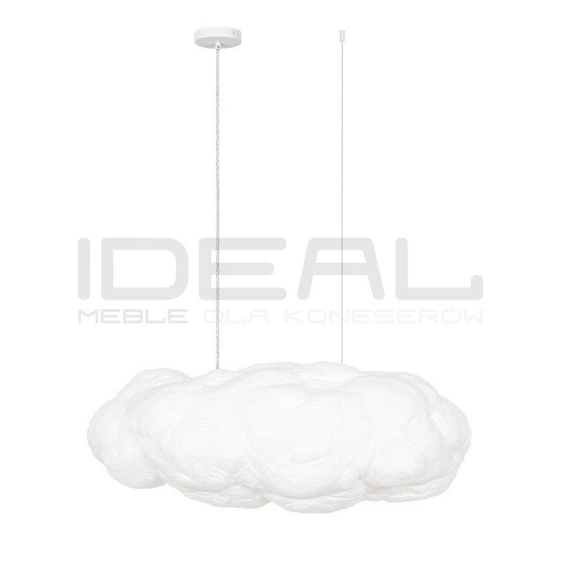 Lampa wisząca Chmurka 100 cm – długa lampa tekstylna