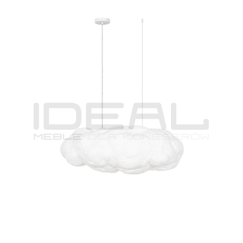 Lampa wisząca Chmurka 100 cm – długa lampa tekstylna
