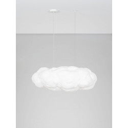 Lampa wisząca Chmurka 100 cm – długa lampa tekstylna