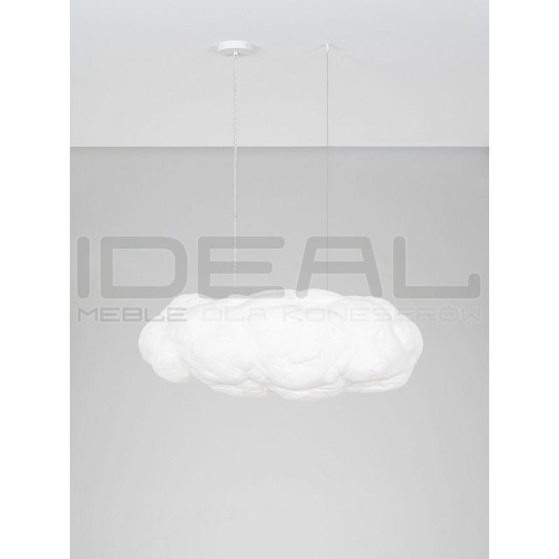 Lampa wisząca Chmurka 100 cm – długa lampa tekstylna