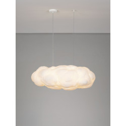Lampa wisząca Chmurka 100 cm – długa lampa tekstylna