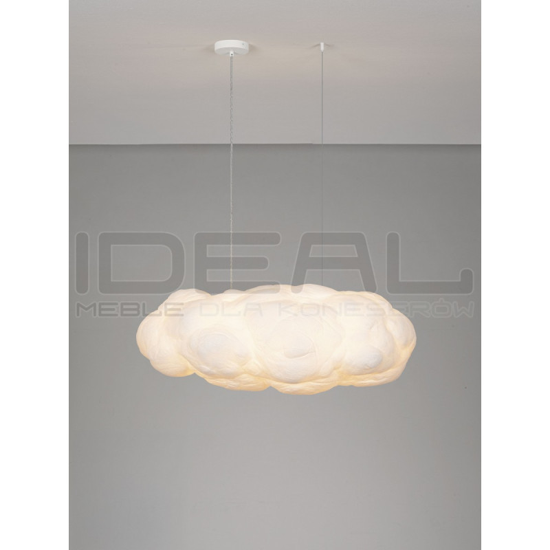 Lampa wisząca Chmurka 100 cm – długa lampa tekstylna