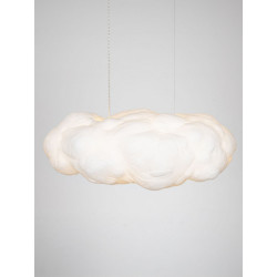 Lampa wisząca Chmurka 100 cm – długa lampa tekstylna