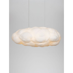 Lampa wisząca Chmurka 100 cm – długa lampa tekstylna