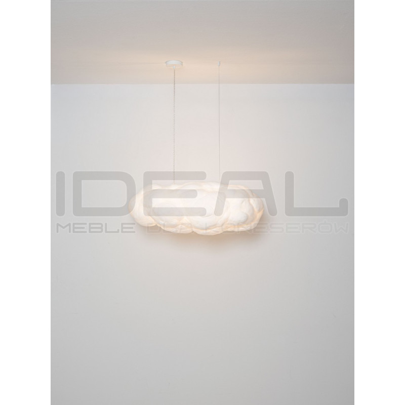 Lampa wisząca Chmurka 100 cm – długa lampa tekstylna