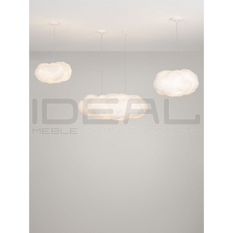 Lampa wisząca Chmurka 100 cm – długa lampa tekstylna