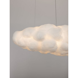 Lampa wisząca Chmurka 150 cm – duża lampa tekstylna