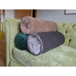 Wałeczek ozdobny poduszka z otoką fi20x60 cm