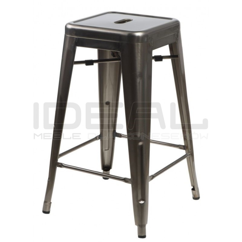 Stołek Barowy - Hoker Paris Inspirowany Tolix