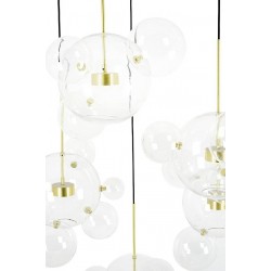 Lampa wisząca CAPRI DISC 5 złota