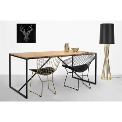 Lampa podłogowa HOLMES złota