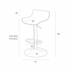 Stołek barowy Bar One Simplet