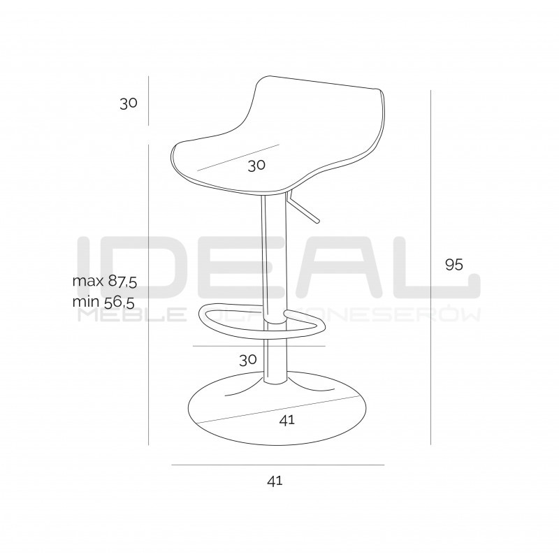 Stołek barowy Bar One Simplet