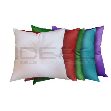 Poduszka ozdobna 40x40 cm pikowana z guziczkiem pośrodku