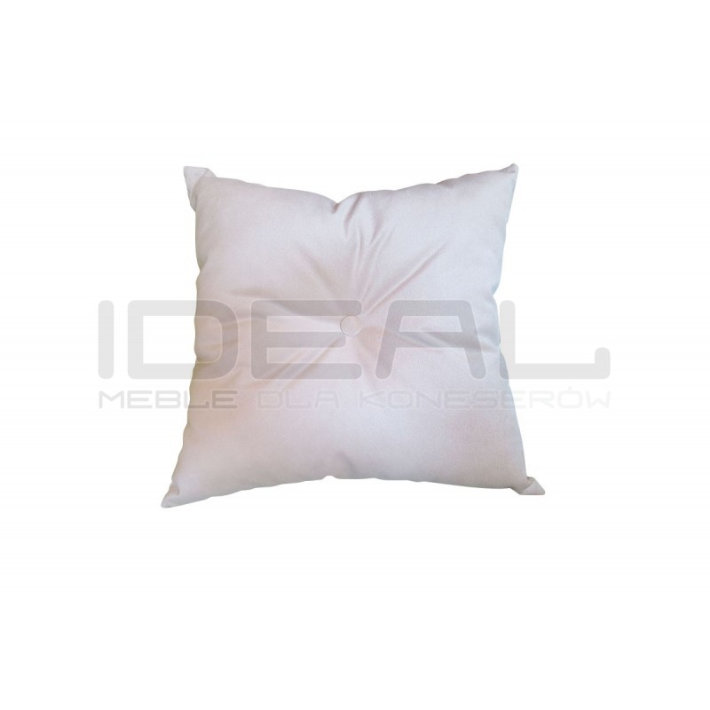 Poduszka ozdobna 40x40 cm pikowana z guziczkiem pośrodku