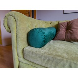 Wałeczek ozdobny poduszka gładki pikowany z otoką