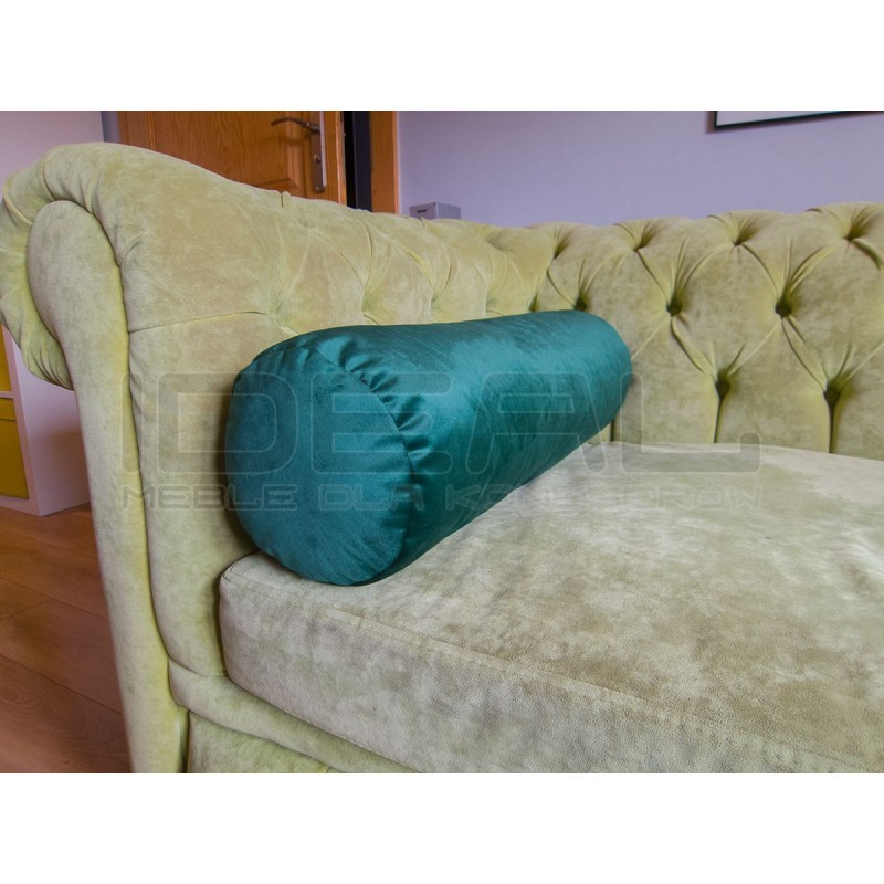 Wałeczek ozdobny poduszka gładki pikowany z otoką