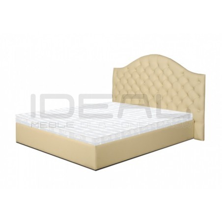 Łóżko Chesterfield Carla II z kryształkami