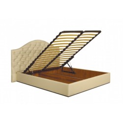 Łóżko Chesterfield Carla II z kryształkami