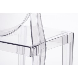 Krzesło przezroczyste Inspirowane Projektem Victoria Ghost