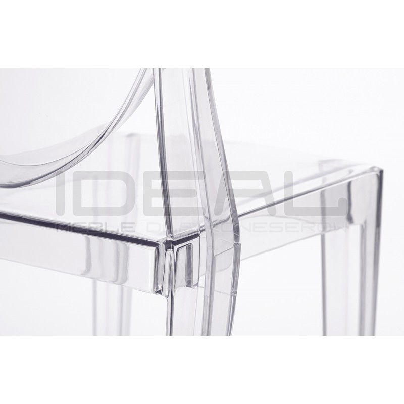 Krzesło przezroczyste Inspirowane Projektem Victoria Ghost