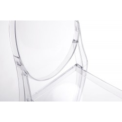 Krzesło przezroczyste Inspirowane Projektem Victoria Ghost