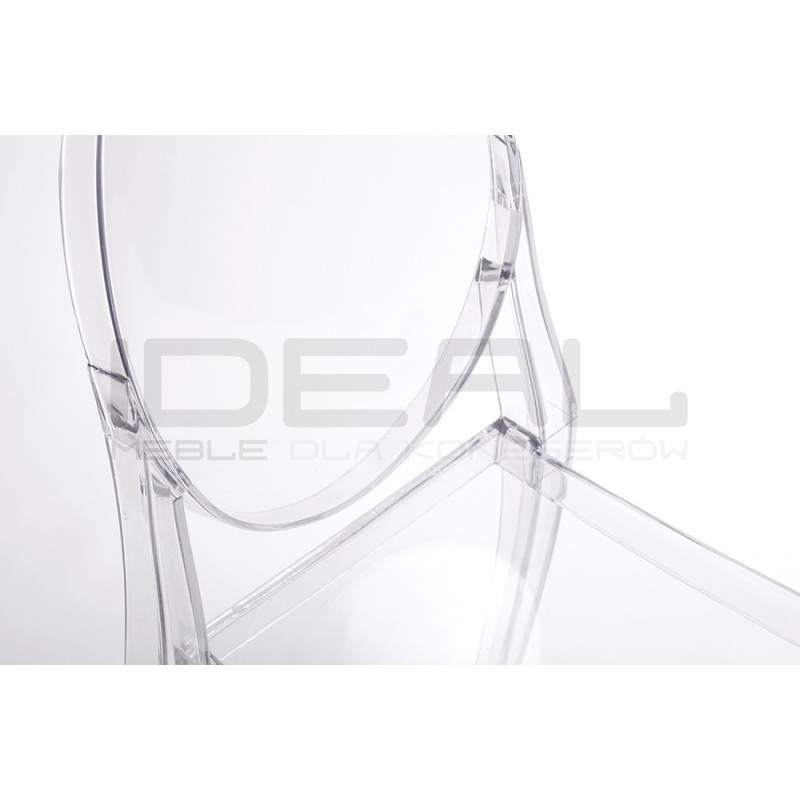 Krzesło przezroczyste Inspirowane Projektem Victoria Ghost