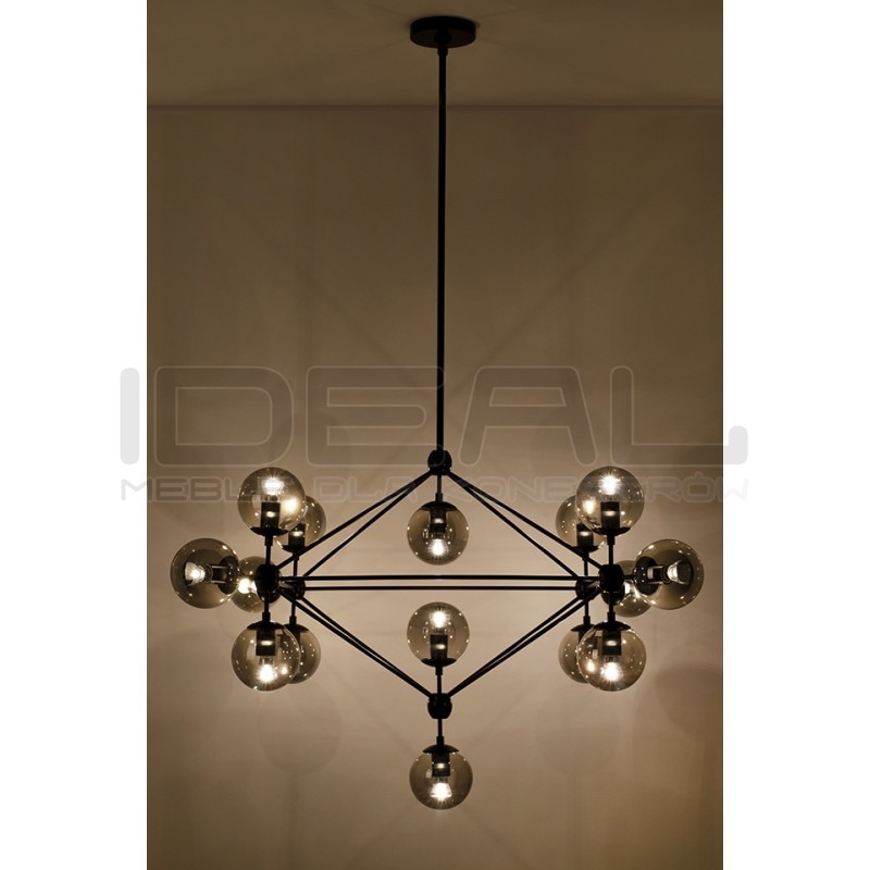 Lampa Planetario złota 15