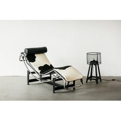 Leżanka Lc4 Chaise Lounge Skóra Pony