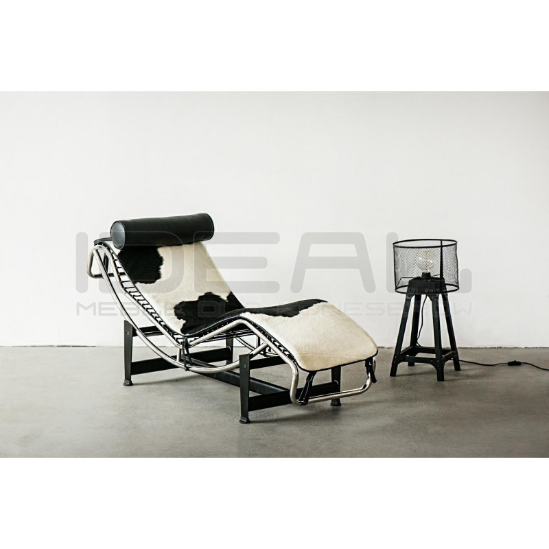 Leżanka Lc4 Chaise Lounge Skóra Pony