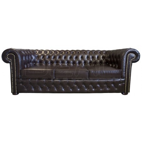 Sofa Chesterfield Normal w skórze 4 osobowa | IdealMeble.pl
