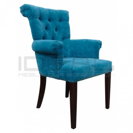 Krzesło Chesterfield Karina Z Podłokietnikami