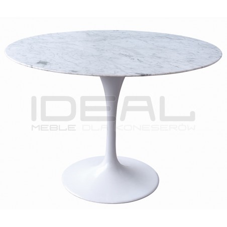 Stół Inspirowany Projektem Tulip Z Blatem Z Marmuru 120